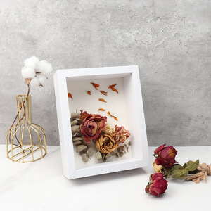 กรอบรูปไม้ Shadow Box ลึก 5 ซม. สำหรับแสดงผล<span class=keywords><strong>งาน</strong></span>สามมิติ กรอบรูปไม้ <span class=keywords><strong>DIY</strong></span> ตกแต่งรูปภาพ - Product Image 3