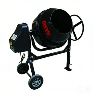Mezcladora de Concreto Portátil BISON (CHINA) Eléctrica de 450-800w con Tambor de 120L, 180L, 200L, 23CPM - Product Image 6