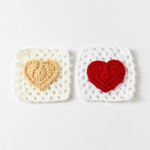 Dulce educación Editor en jefe Corazón de melocotón Bolsillo pequeño albaricoque Rojo Red hueca grande para amor tejido bolsa accesorios artificiales - Product Image 5