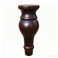 En stock, pieds et supports de table en bois massif rustique pour table à manger et îlot de cuisine MJ-0330F