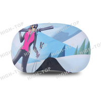 Housse de protection pour masque de ski personnalisée, en matériau brossé, élasthanne, housse de masque de ski