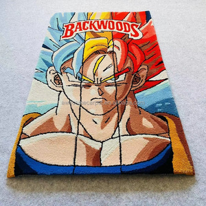Smile Face Patroon Tapijt Geel Ronde Vorm Matten Home Decor Custom Tapijt Karakter Mat Getuft Tapijt - Product Image 5
