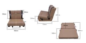 Double siège de camping-car/autobus scolaire spécialisé et personnalisé <span class=keywords><strong>Chaise</strong></span> d'autocar en cuir classique avec fonction de pliage rabattable Minibus Passager Campervan - Product Image 4