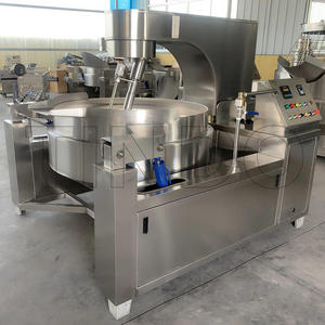 Sartén eléctrica de ebullición de 100-500 litros, máquina mezcladora de cocina Industrial, para Jam, Halwa, salsa - Product Image 2