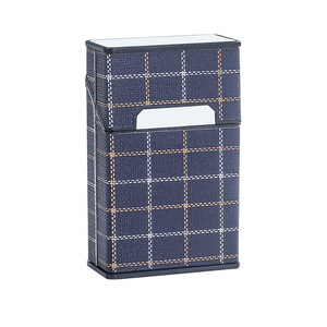Portasigarette e Astuccio in Pelle e Plastica Impermeabile di Lusso, Scatola Portatile per Tabacco da Viaggio - Product Image 4