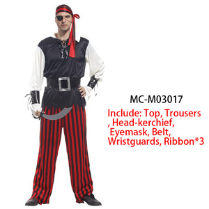Halloween Cosplay <span class=keywords><strong>Jack</strong></span> capitán hombre pirata ropa Cosplay disfraz para fiesta <span class=keywords><strong>Caribe</strong></span> pirata adulto disfraz - Product Image 4