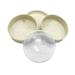 Bandeja <span class=keywords><strong>de</strong></span> Vapor para Microondas, Material <span class=keywords><strong>de</strong></span> Silicona, Diseño Plegable, Vaporera Ecológica para Verduras, Color Blanco, Apta para Inducción - Product Image 3