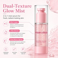Sérum Brume Gelée Coréen OEM avec PDRN Rose, Collagène, Spray Éclat, Niacinamide, Glutathion et Acide Hyaluronique