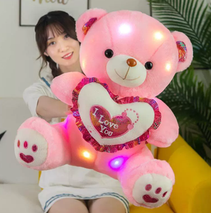 Gli orsacchiotti molto popolari prodotti dalla fabbrica, molti giocattoli di peluche di orsacchiotto di dimensioni con luci riempiono di cotone PP - Product Image 4