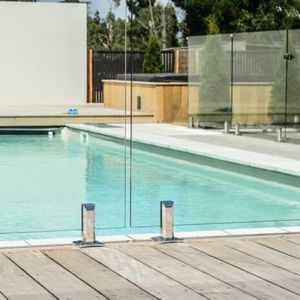 Balustrade en verre moderne pour extérieur, usage villa, avec embouts en acier inoxydable 316, pour balcon et <span class=keywords><strong>escalier</strong></span> - Product Image 5