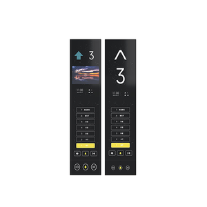 Panel Multimedia Digital Penuh Frekuensi Ganda Cerdas 15,6 Inci dengan Latar Belakang <span class=keywords><strong>Video</strong></span> HD Kaca Tempered untuk Lift - Product Image 4