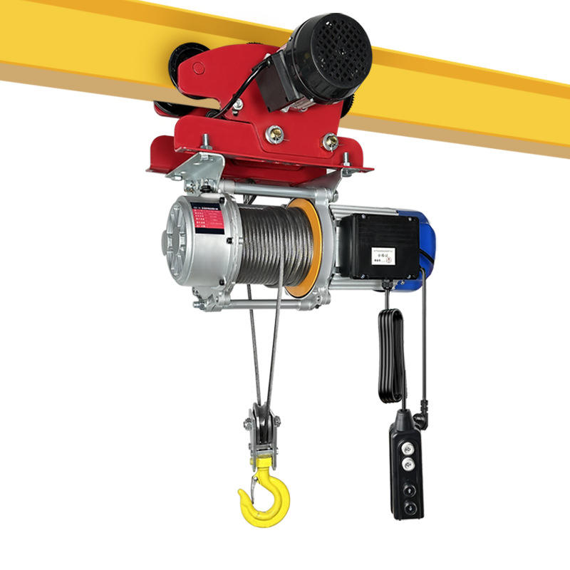 High Quality Electric Wire Rope Hoist Winch 1500KG Steel Wire Rope AC ...