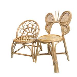 Silla de Mimbre Hecha a Mano para Niños, Silla de Ratán para Bebés, Accesorios de Fotografía, Decoración de Eventos, Muebles para Fiestas - Product Image 5