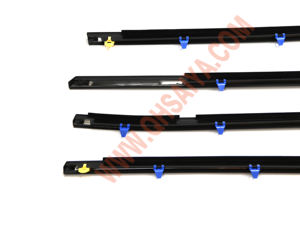 Joint d'étanchéité de porte arrière, garniture de moulure de fenêtre, pièce automobile 72950-S84-A01 pour Honda Accord 1998-2002 CF8 CF9 CG1 CG5 <span class=keywords><strong>CG6</strong></span> - Product Image 3