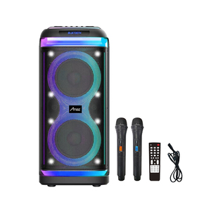 Kép 8''inch Xe đẩy loa bên loa với 6 hiệu ứng của ánh sáng Led <span class=keywords><strong>Bluetooth</strong></span> \ USB \ TWS - Product Image 3