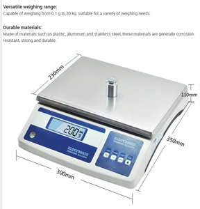 XINGYUN XY15MA Digital waage 16kg 1g Hochgenaue Plattform balance Anpassbare Waage Bank - Product Image 2