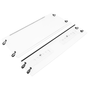 For KUBOTA RTV X900 X1120 X1130 X1140 2 PIECE Clear Vented Windshield UTV / SXS - Product Image 6