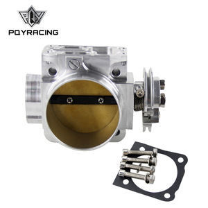 Poyracing Aluminum Throttle Valve 70mm For Porsche <b>Car</b> Performance Upgrade - Product Image 1