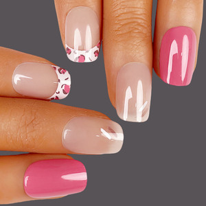Nueva Llegada, 30 <span class=keywords><strong>Uñas</strong></span> Postizas Francesas Cortas Cuadradas con Diseño de Leopardo <span class=keywords><strong>Rosa</strong></span> <span class=keywords><strong>Pastel</strong></span>, Venta al por Mayor para Tiendas de Belleza - Product Image 4