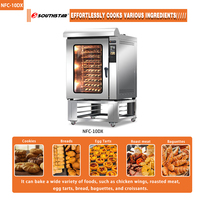 Oven Konveksi Udara Panas Rotary Komersial New Southstar, Baja Anti Karat, Kontrol Terprogram untuk Roti Artisan Gaya Eropa
