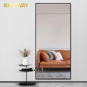 <span class=keywords><strong>Miroir</strong></span> de sol nordique surdimensionné de grande taille avec cadre en aluminium métallique pour <span class=keywords><strong>salle</strong></span> de sport et <span class=keywords><strong>salle</strong></span> <span class=keywords><strong>à</strong></span> <span class=keywords><strong>manger</strong></span> avec support - Product Image 4