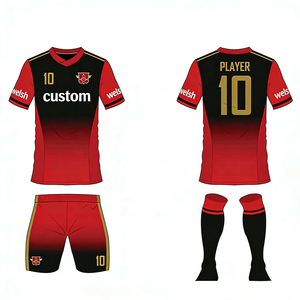 Set di pantaloncini da maglia per bambini con Logo personalizzato per bambini divise da <span class=keywords><strong>calcio</strong></span> per ragazze e ragazzi - Product Image 1