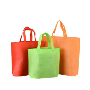 حقيبة غير محبوكة بسعر الجملة مع سحاب حقيبة تسوق ترويجية حقيبة قابلة لإعادة الاستخدام