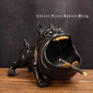 Cenicero de Cerámica con Forma de Perro Bully de Boca Grande, Estilo Creativo de Dibujos Animados, para <span class=keywords><strong>el</strong></span> Hogar - Product Image 5