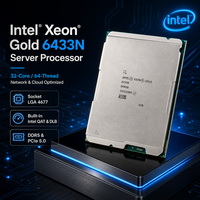 Prosesor Intel Xeon Gold 6433N Server CPU 32 Core 64 Thread 2.0GHz 3.6GHz 60MB L3 Cache LGA4677 205W
