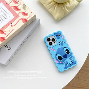 Custodia personalizzata per Smartphone per <span class=keywords><strong>Iphone</strong></span> 15 Pro XS Max XR X 7 8 Plus cartone animato carino in <span class=keywords><strong>Silicone</strong></span> morbido 3D <span class=keywords><strong>Cover</strong></span> per cellulare Anti-caduta - Product Image 5