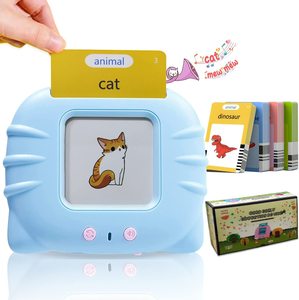 Juguetes Educativos Inteligentes para Bebés y Niños Pequeños 2026, Tarjetas de Aprendizaje Bilingües con Terapia del Habla, Tarjetas Flash Interactivas Musicales/de Mano - Product Image 2