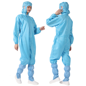 ブルー<span class=keywords><strong>esd</strong></span>スモックガウン/<span class=keywords><strong>esd</strong></span>衣料品食品業界向け帯電防止スーツ - Product Image 5