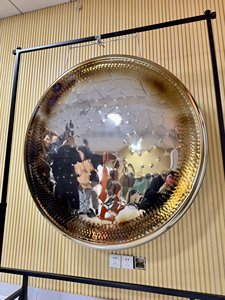 Chau <span class=keywords><strong>Gong</strong></span> en alliage de miroir de 52 "/130cm amélioré avec maillet en bois gratuit pour la méditation et le <span class=keywords><strong>yoga</strong></span> de bain de <span class=keywords><strong>Gong</strong></span> de guérison sonore - Product Image 4