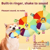 Jouets en peluche pour chiens MQL écologiques, jouets sonores interactifs, jouets d'entraînement pour la dentition, jouets sportifs en flanelle de coton à imprimé animal
