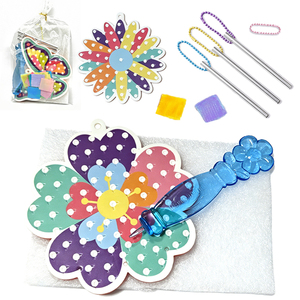 Kit Arte Poke Art con Farfalle per Bambini, Set Fai-da-Te per Creare Ciondoli in Tessuto, Giocattolo Educativo Artigianale, <span class=keywords><strong>Regalo</strong></span> di Compleanno per Ragazze - Product Image 6