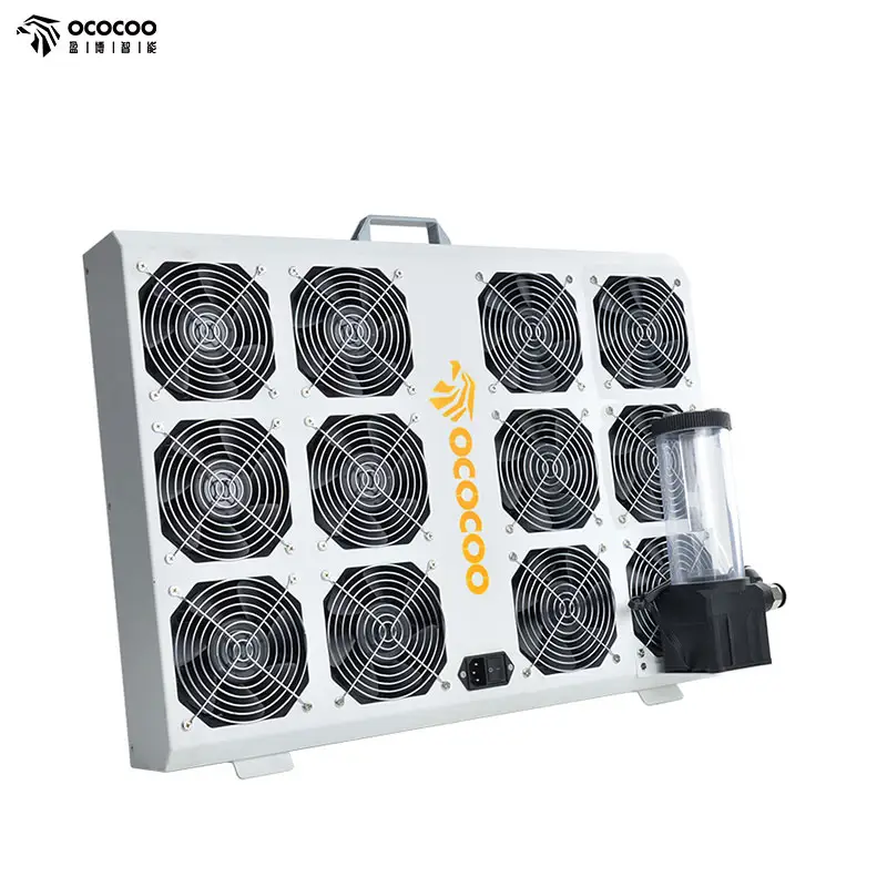 OCOCOO BC23 externer integrierter Heizkörper Wasserekühlung 120 Lüfter leise Grafikkartenmaschine Kühlung Server Schrank Kühlung