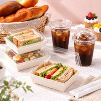 Emballages pour la restauration rapide : Boîtes et gobelets personnalisés à emporter avec logo, couvercles et manchons pour pailles, pour boulangerie