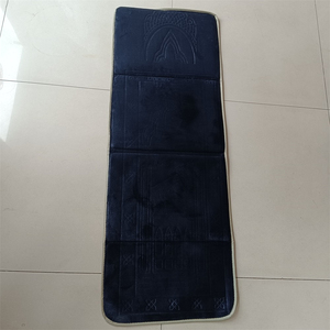 เสื่อสวดมนต์แบบพกพาพับได้ชุดเสื่อสวดมนต์มุสลิมสำหรับเป็นของขวัญพรมสวดมนต์สำหรับเดินทางพร้อมกระเป๋าลูกปัด - Product Image 6