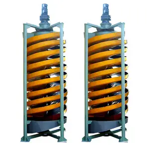 Factory Price Alluvial Tin Ore Processing Equipment Fiberglass Spiral Chute Gravity Separator Mining Concentrator