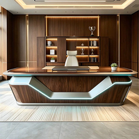 Meubles de bureau en bois de luxe, bureaux de direction modernes et table de conférence pour bureau