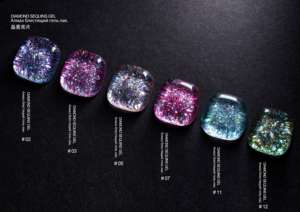 Luxueux Couleurs Mélangées Diamant Paillettes Paillettes UV Gel Polonais pour Nail Art Décoration Soak off - Product Image 5