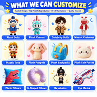 Boneka Beruang Plushie Custom MOQ Rendah dengan Kain Super Lembut dan Lapisan Jala - Mainan Pereda Stres