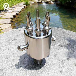 Buse rotative en acier inoxydable Water Crown pour fontaine musicale de jardin - Product Image 3