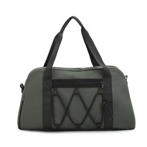 OEM Custom Logo Waterproof <b>Womens</b> Pink Fitness Sport Gym Bag Duffel Travel Bag with <b>Shoes</b> Compartment - Product Image 5