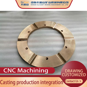 Joint de butée de roulement sans huile en bronze autolubrifiant résistant à l'usure pour les concasseurs traitement de coulée pour les pièces de machines minières - Product Image 6