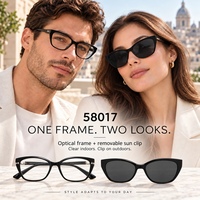 Montures de prescription TR90 et lunettes de soleil à clipser avec verres TAC – Vente en gros de montures de lunettes – Ensemble de montures de lunettes