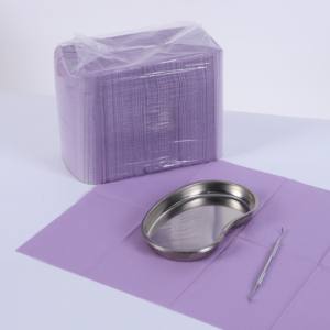 Bavoirs dentaires en gros, prix compétitif, bavoirs dentaires médicaux imprimés sur mesure, rouleaux de bavoirs dentaires jetables imperméables avec attaches - Product Image 5