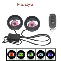 1.5W Non. Phares de voiture 9 LED dynamiques à effet œil de démon, lentille décorative, 12V/6V, état neuf, phares de voiture modifiés 12V