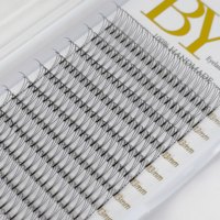 Nouvel Arrivage Extensions de Cils Volume Pré-faits Noir Intense 0.07mm 0.10mm 5D 6D 7D à Tige Courte, Plateaux de Cils Promade Courbure D