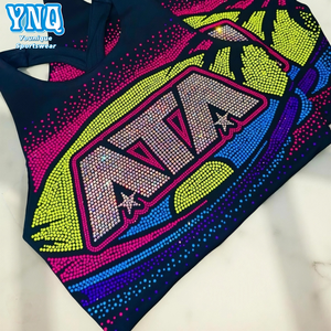 Высокое Качество развеселить практику носить горный хрусталь передача Горячая фиксация горный хрусталь Дизайн передачи тепла - Product Image 2